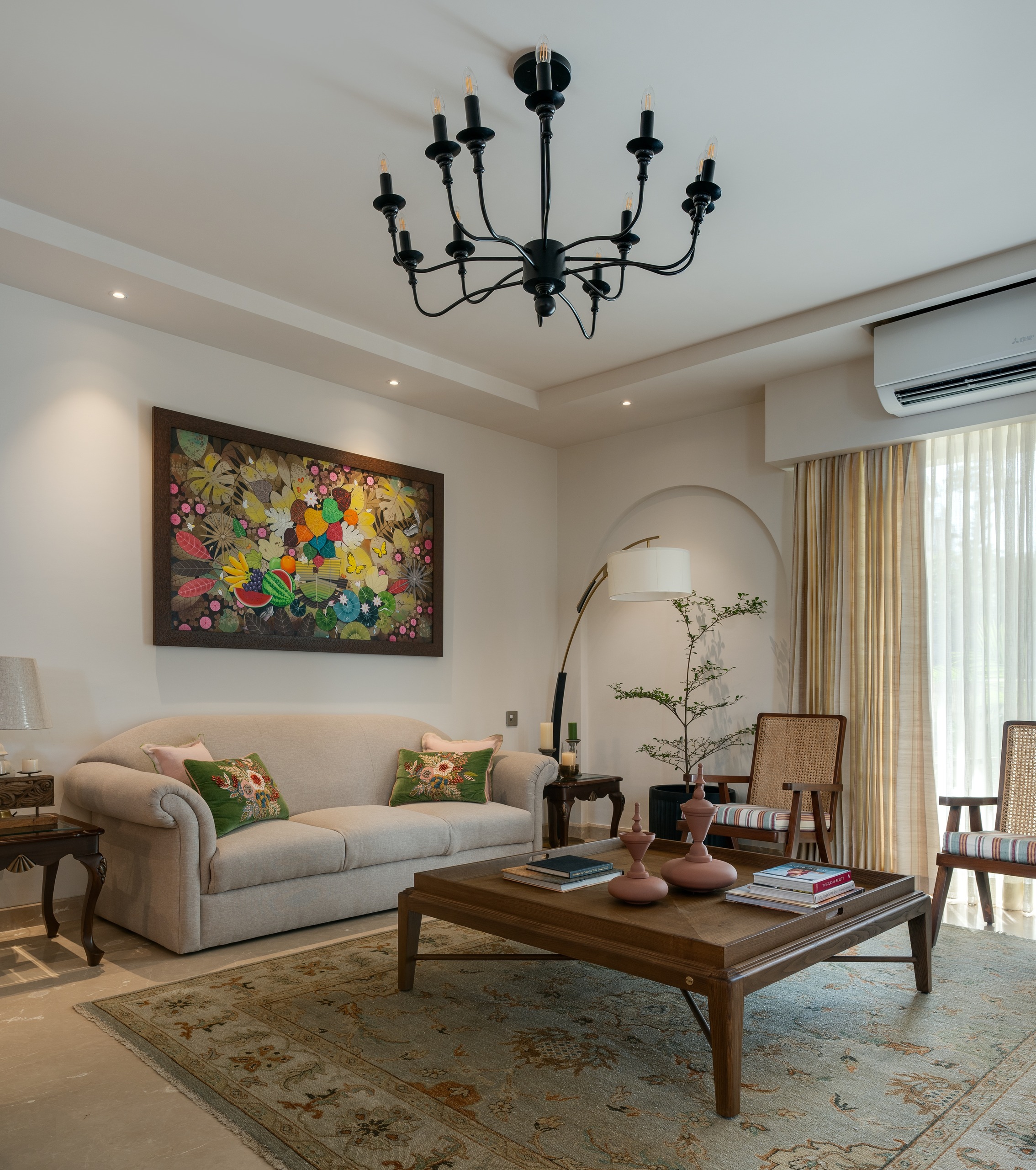 Binny Crescent Apartments — interior design project in Benson Town, Bengaluru by Construction Associates