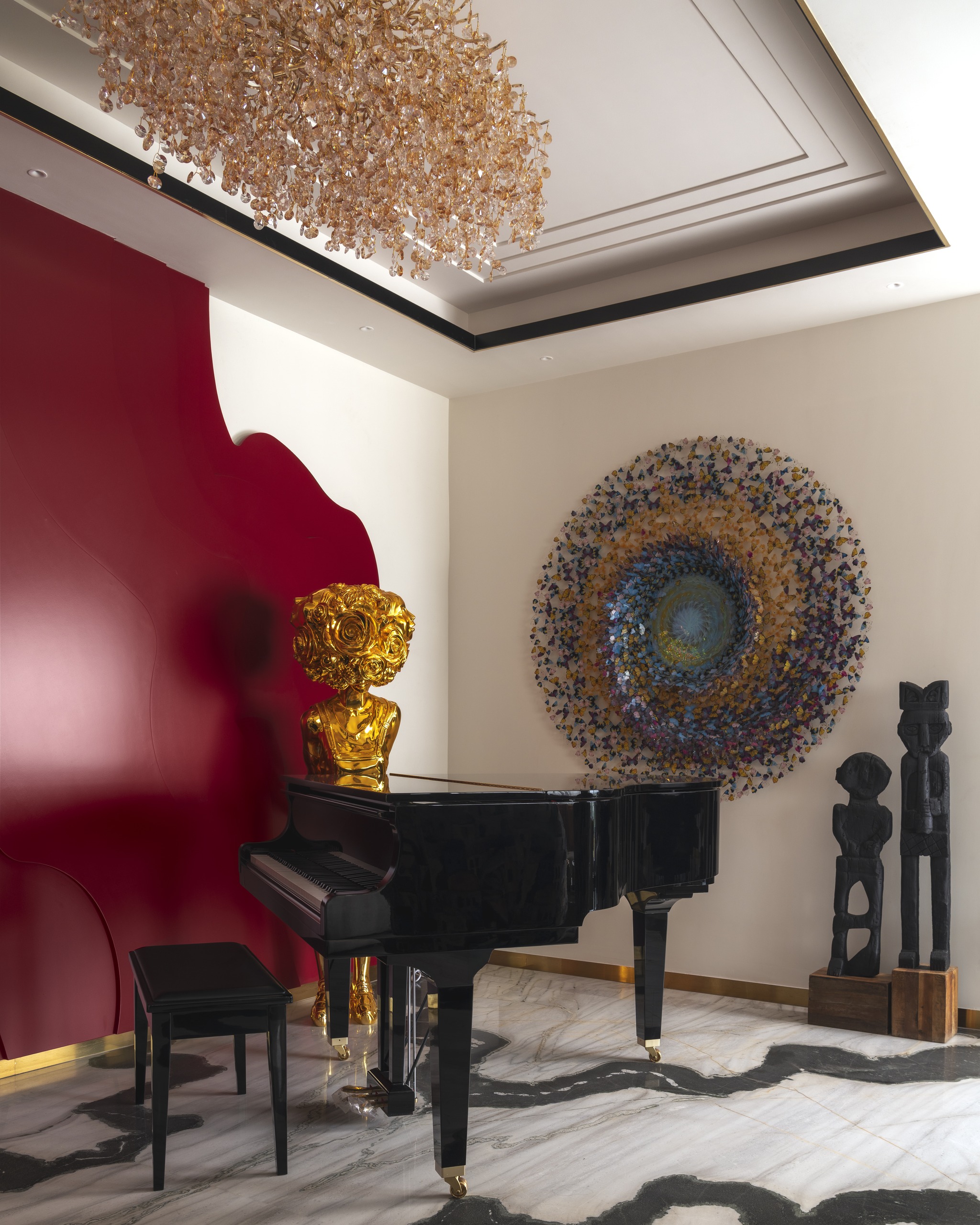 G Corp Residences — interior design project in Koramangala, Bengaluru by Construction Associates