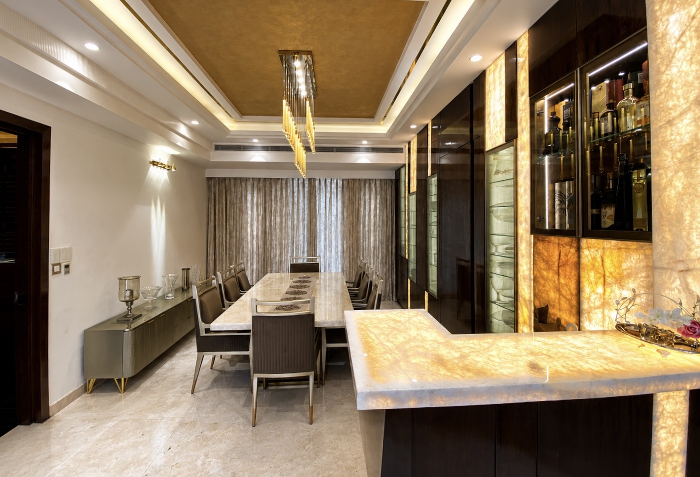 Prestige White Meadows — interior design project in Whitefield, Bengaluru by Construction Associates