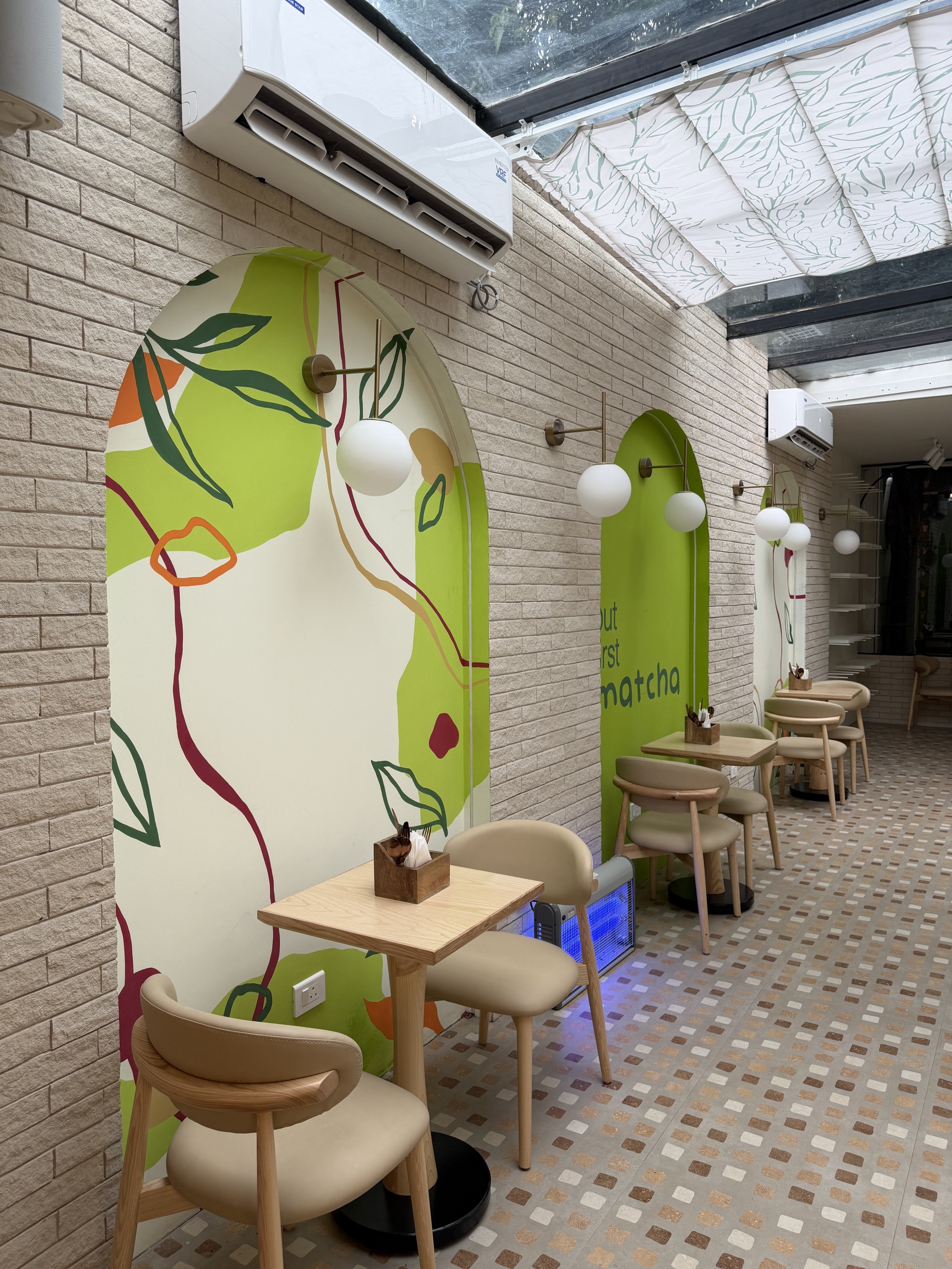 Purpose Matcha Cafe — interior design project in Bengaluru, Bengaluru by Construction Associates