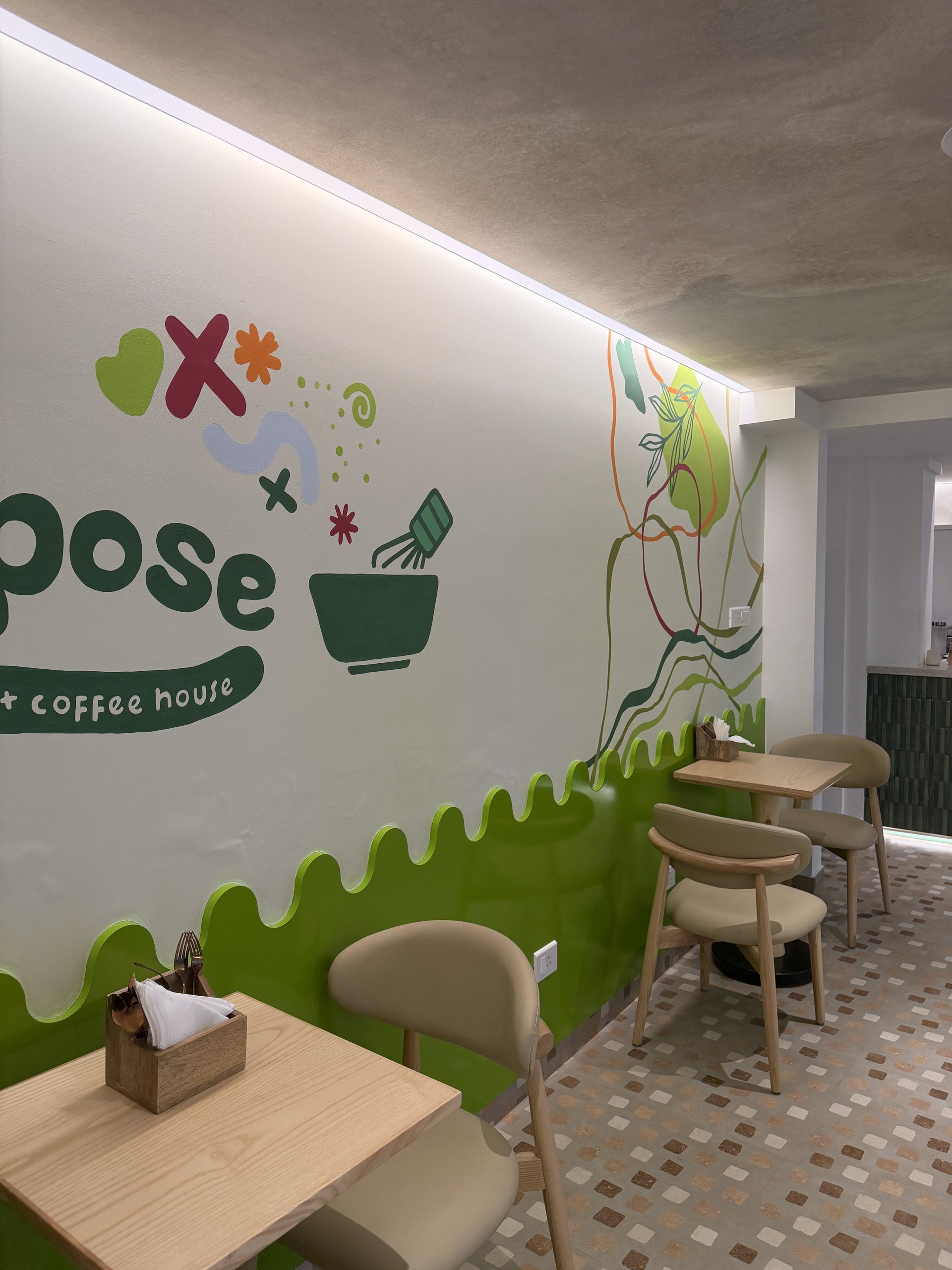Purpose Matcha Cafe — interior design, Bengaluru, Bengaluru, photo 3