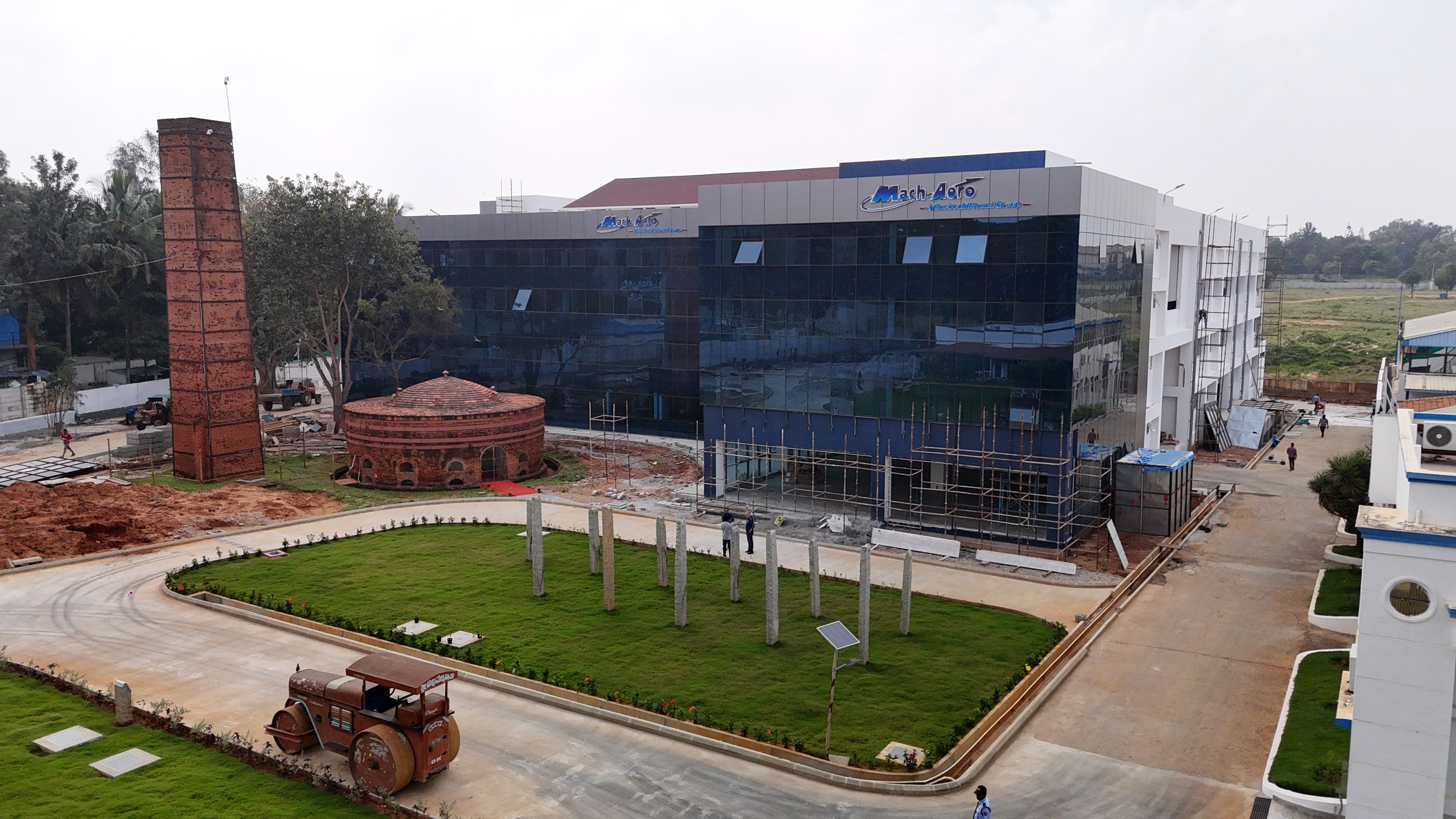 Mach Aero aerospace manufacturing facility in Doddaballapur, built by Construction Associates